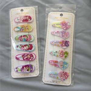 Strawberry Shortcake, Care Bears, Yellow Kitty hair accessories